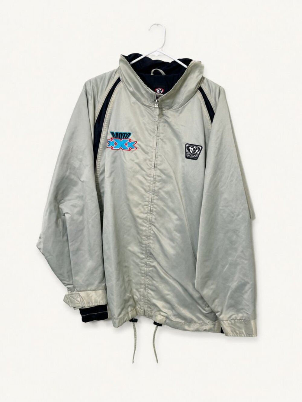 THOR Moto XXX Racing Men’s Motocross Jacket Gray Black XL